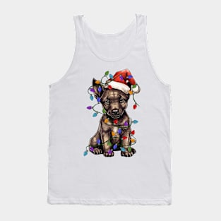 Christmas Puppy Tank Top